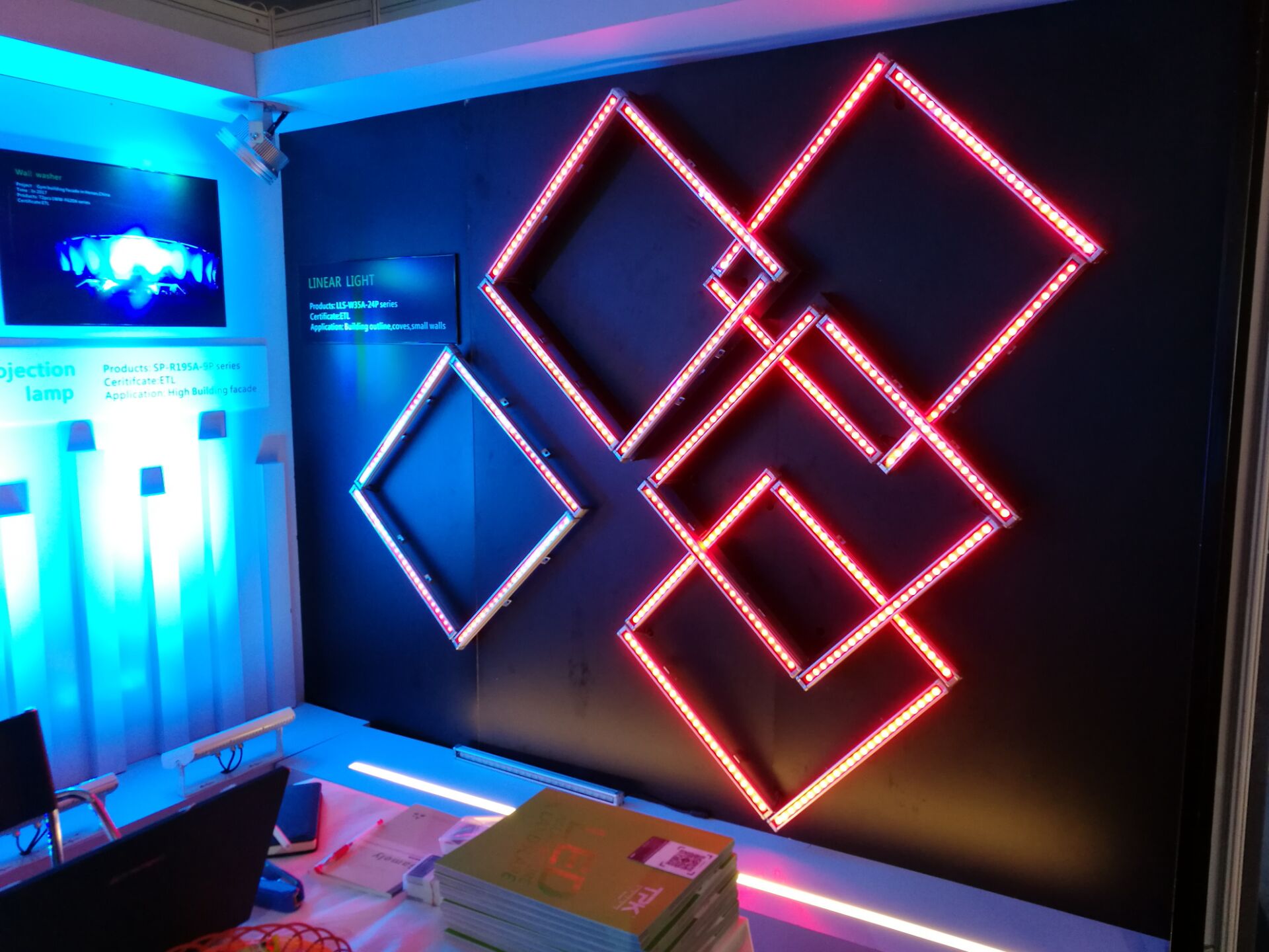 High-performance LED facade lighting integration with seamless architectural minimization