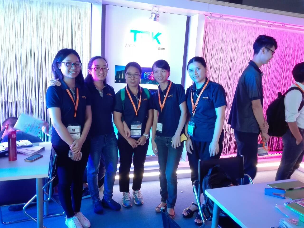 TPK Lighting Global Sales and Engineering Team 2016 Group Photo at HKTDC