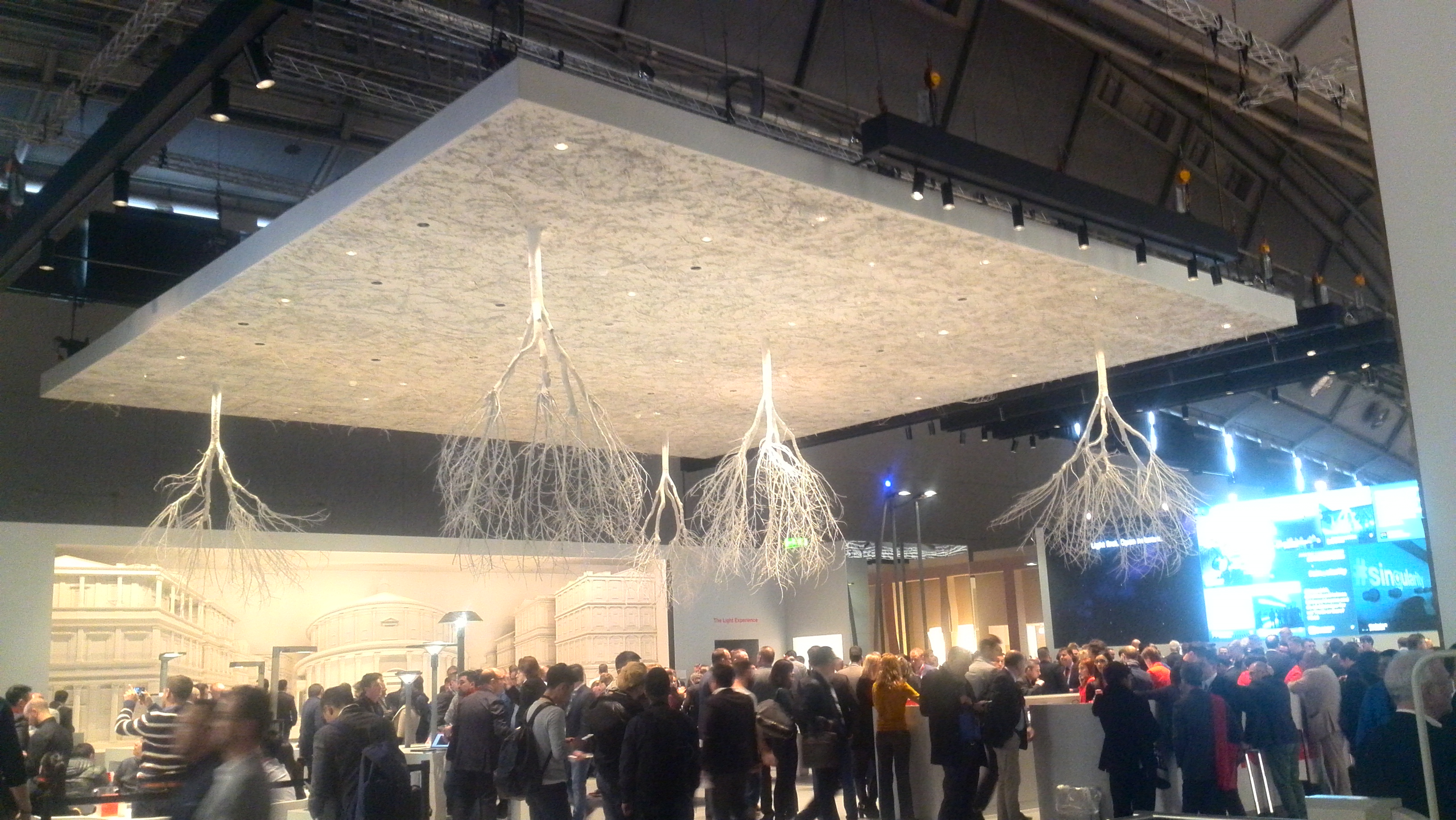 TPK Lighting's display of innovative building facade lighting solutions