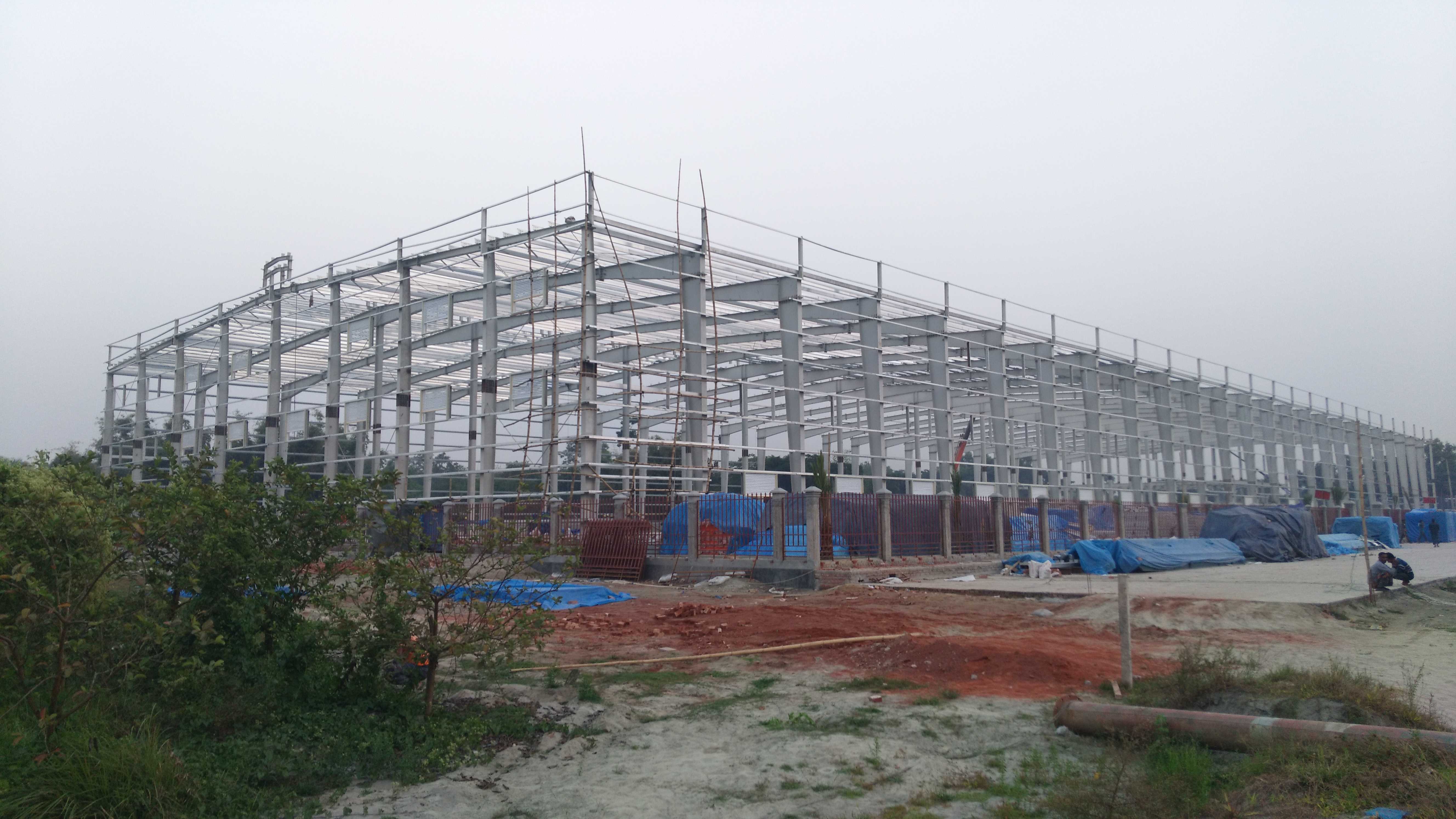STEEL STRUCTURE AND WAREHOUSE