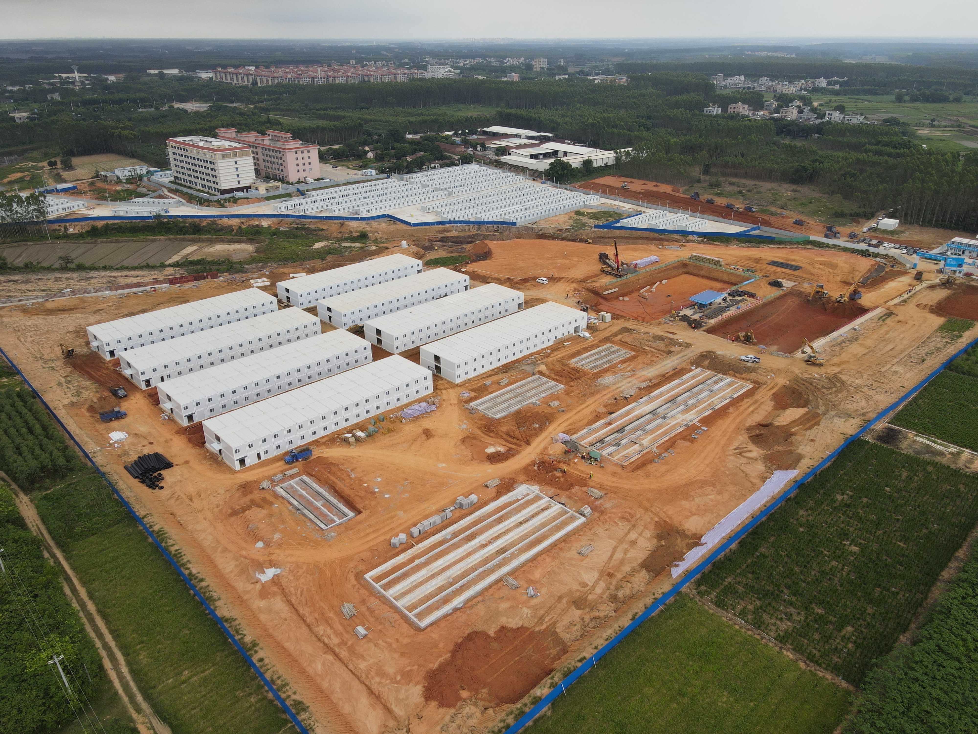 During Covid-19, we build a 2500 sets container hospital, Isolating the hospital prevented the spread of the disease