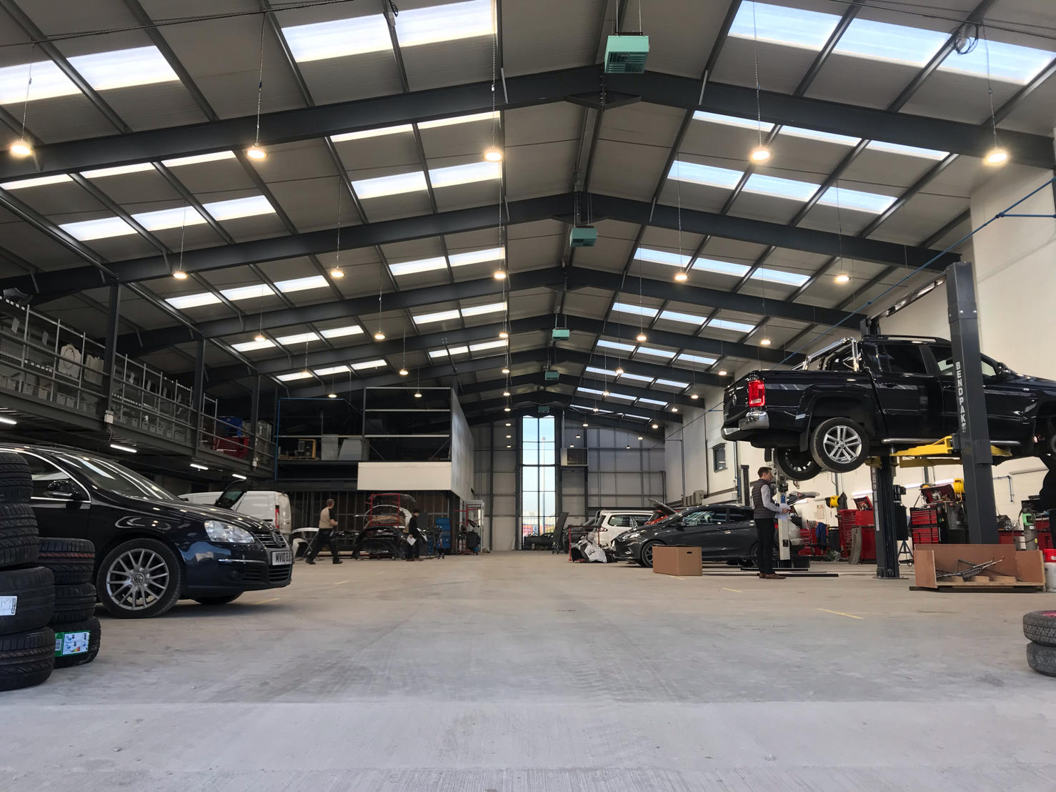 With solar panel on top, and sun light steel plate on the roof top, it can save electrical cost