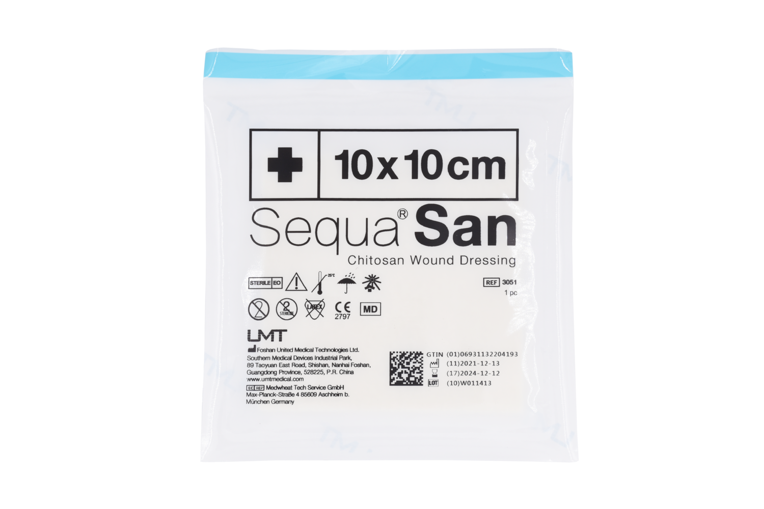Sequa®SanChitosanWoundDressing 2