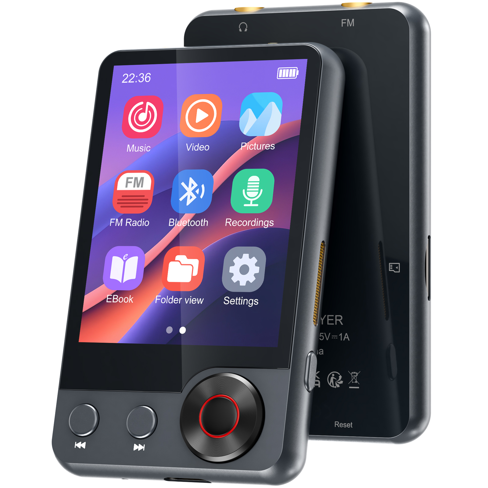 A55-128GB MP3 Player with Bluetooth 5.3-Oilsky
