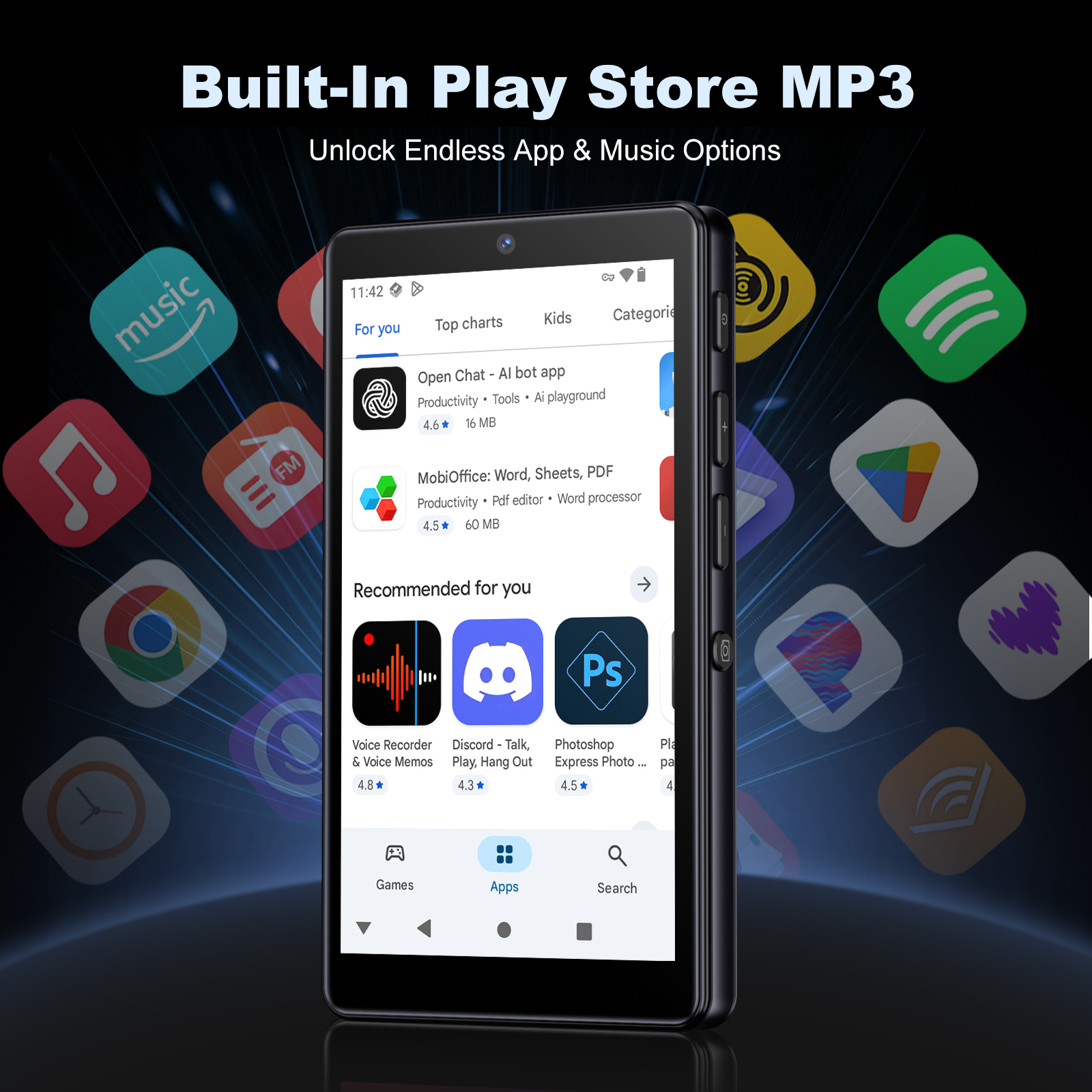 M305-Android 13.0 Inside MP3 Player-Oilsky