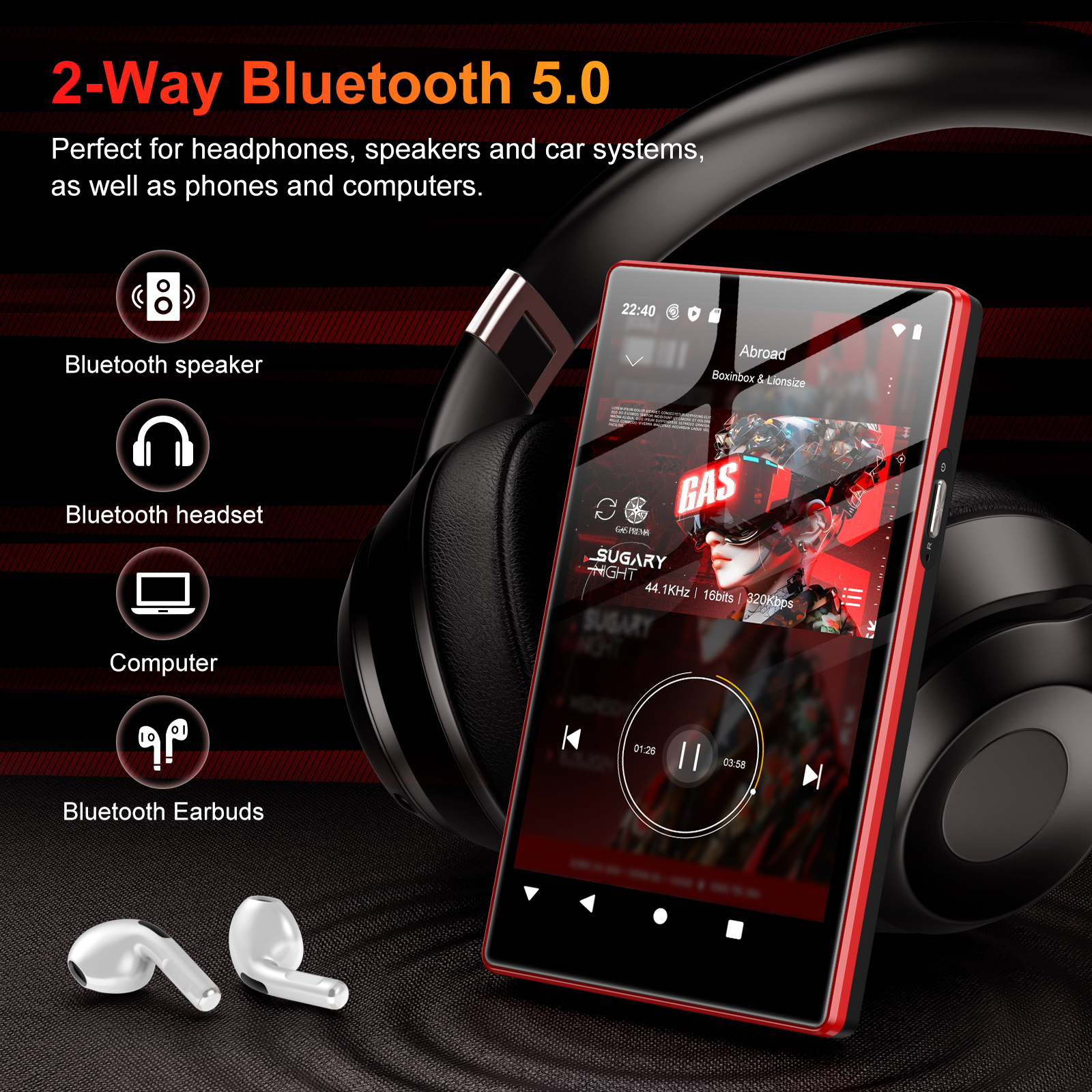 H13-Android 13.0 Streaming Music Player-Oilsky