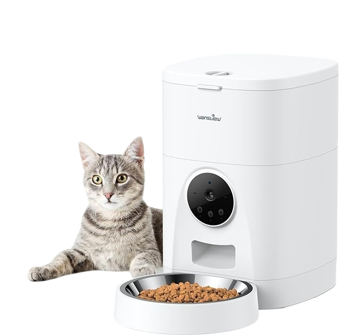 Wansview 自動給餌器 4L Wi-Fi対応 Amazon.co.jp: Wansview 自動給餌器 猫犬対応 カメラ付き300万高