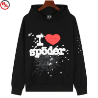 OEMApparelVendorPuffPrintLongSleeve100-CottonFrenchTerryHoodies