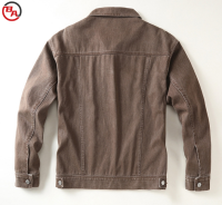 SmallMOQApparelVendorMen'sDenimJacketWorkJacketLapelTop100-Cotton2