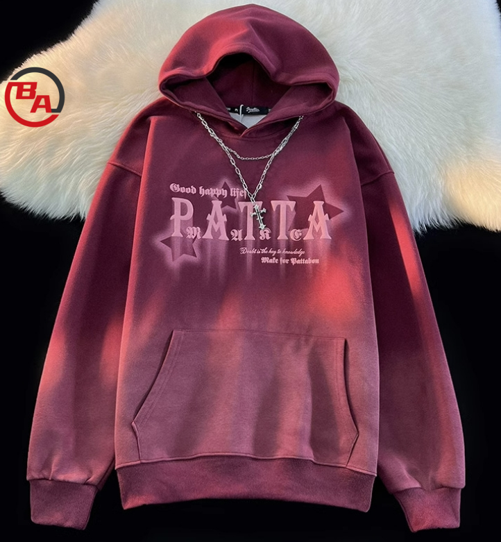 ApparelCustomFactoryUnisexOversizedHoodiesFleeceSweatshirtsPulloverWithPocket1