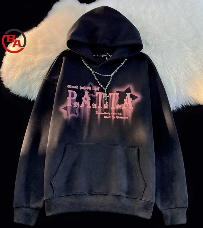 ApparelCustomFactoryUnisexOversizedHoodiesFleeceSweatshirtsPulloverWithPocket3