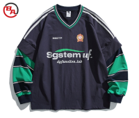 ApparelCustomVendorDoubleLongSleeveJerseyJacketUnisexPulloverSweatshirt