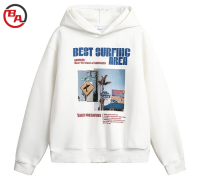 SmallQuantityApparelFactoryPrintedhoodedSweatshirtCasualLooseTops