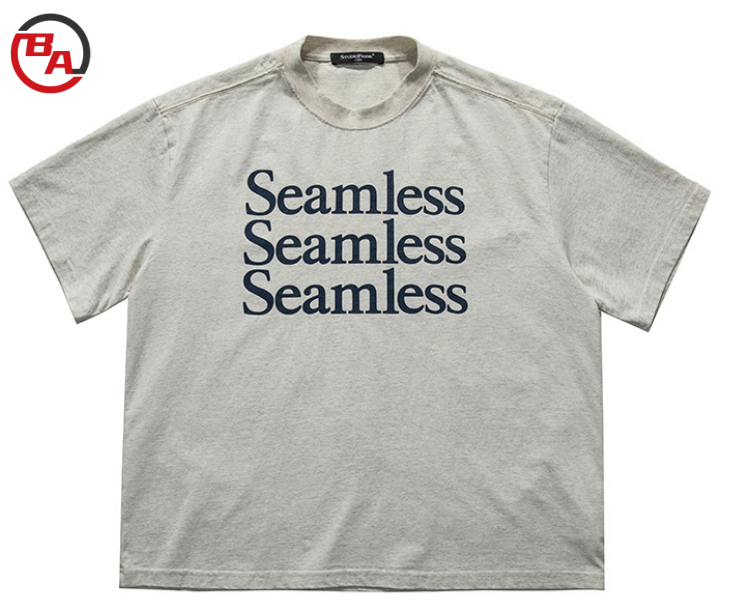 ApparelCustomManufacturersLetterPrintedCasualTopRoundNeckShortSleeveLooseT-shirt