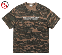 ApparelCustomVendorCamoPrintShortSleeveLooseCasualRoundNeckOversizedTee
