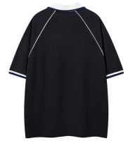 CustomApparelVendorWomen'sCasualShort-sleevedRaglanShoulderTopSummerLooseV-neckT-shirt1