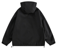 ApparelCustomFactoryMensLightweightWaterproofZipperJacketRainHoodedJacketsforHiking1