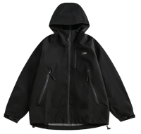 ApparelCustomFactoryMensLightweightWaterproofZipperJacketRainHoodedJacketsforHiking