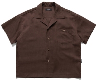 ApparelCustomSupplierSummerSolidColorChestPockeButtonUpCasualLapelShort-sleevedShirt1