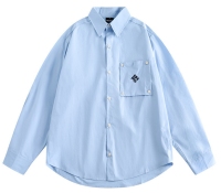 CustomApparelFactoryMen'sCottonCottonLongSleeveShirtsCasualLightweightButtonDownShirtswithPocket2