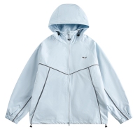 OEMApparelFactoryMen'sLooseHoodedFullZipperCasualJacket