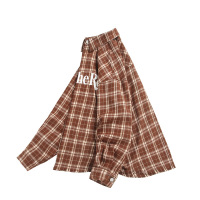 CustomApparelSupplierMensPlaidShirtLongSleeveCottonCasualButtonDownShirtswithPocket3