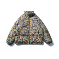 OEMApparelSupplierCamouflageWorkwearJacketForMenCasualStand-upCollarBomberCoat