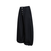 ApparelCustomFactorySolidScimitarPantsLooseNeutralWorkwearTrousersforMen1