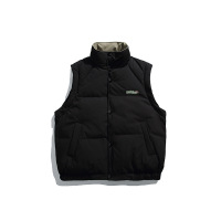 ApparelCustomFactoryUnisexDetachableSleeveStand-upCollarDownJacketwith90-WhiteDuckDown7