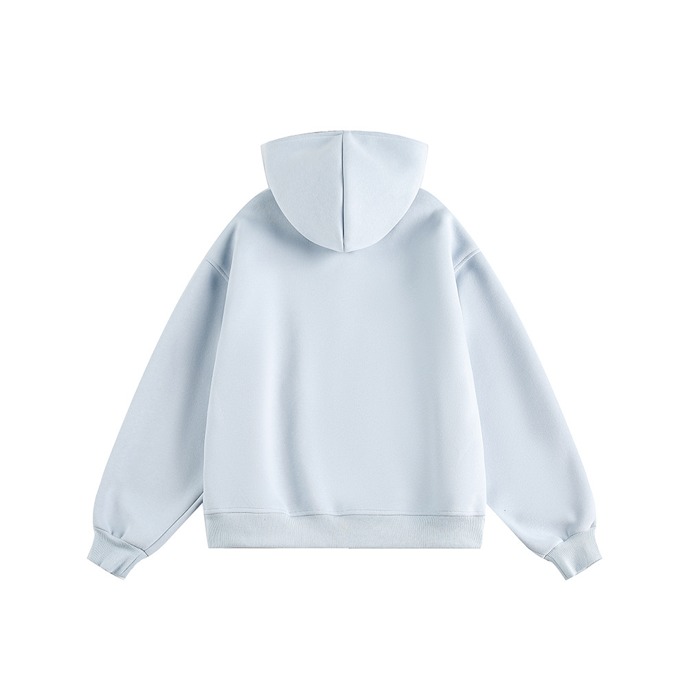 CustomApparelSupplierUnisexOversizedHoodiesLongSleeveZipperUpCardiganWinterSweatshirt1