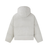 ApparelCustomFactoryColor-blockedZipperUpplaidCottonCoatUnisexWarmOuterwear5