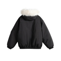 ApparelCustomSupplierUnisexCottonPaddedJacketFurHoodedWinterWarmCoat1
