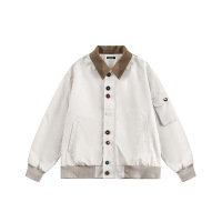 SmallQuantityApparelFactoryUnisexLooseJacketCorduroyCollarCoatUtilityButtonUpPolyCanvasWorkwear2