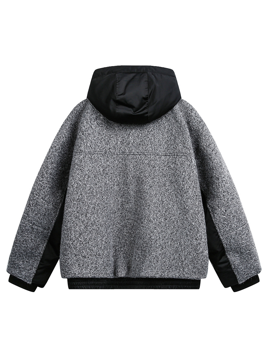 CustomApparelSupplierUnisexColorBlockedAnorakHoodedDownZipUpWindbreakerOutdoorCoat1