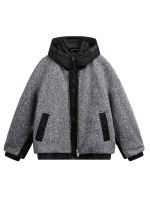 CustomApparelSupplierUnisexColorBlockedAnorakHoodedDownZipUpWindbreakerOutdoorCoat