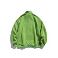 ApparelCustomSupplierMen'sStand-upCollarQuarterzipperPrintedSweatshirtCasualLongSleevePullover1