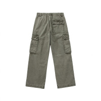 ApparelCustomSupplierMen'sWide-legWashed,CargoPantsOutdoorRelaxedFitWorkPantswithMultiPockets1