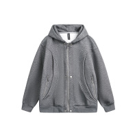 ApparelCustomManufacturersMen'sCasualZipUpHoodieswithZipSidePocketsLongSleeveSweatshirt2