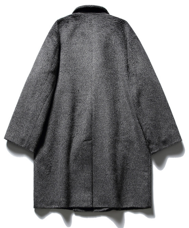 CustomApparelFactorySolidWoolBlendCoatNotchedCollarDoubleBreastedOuterwearLongJacket2