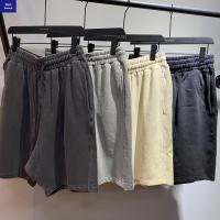 Acidwashmenshortsdyedretroshortsfabric350g-15