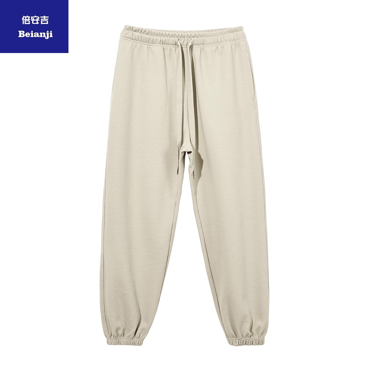 WafflecasualsportspantsautumnandwintertidebrandEuropeanandAmericanstreetstylemen'spants360g-7