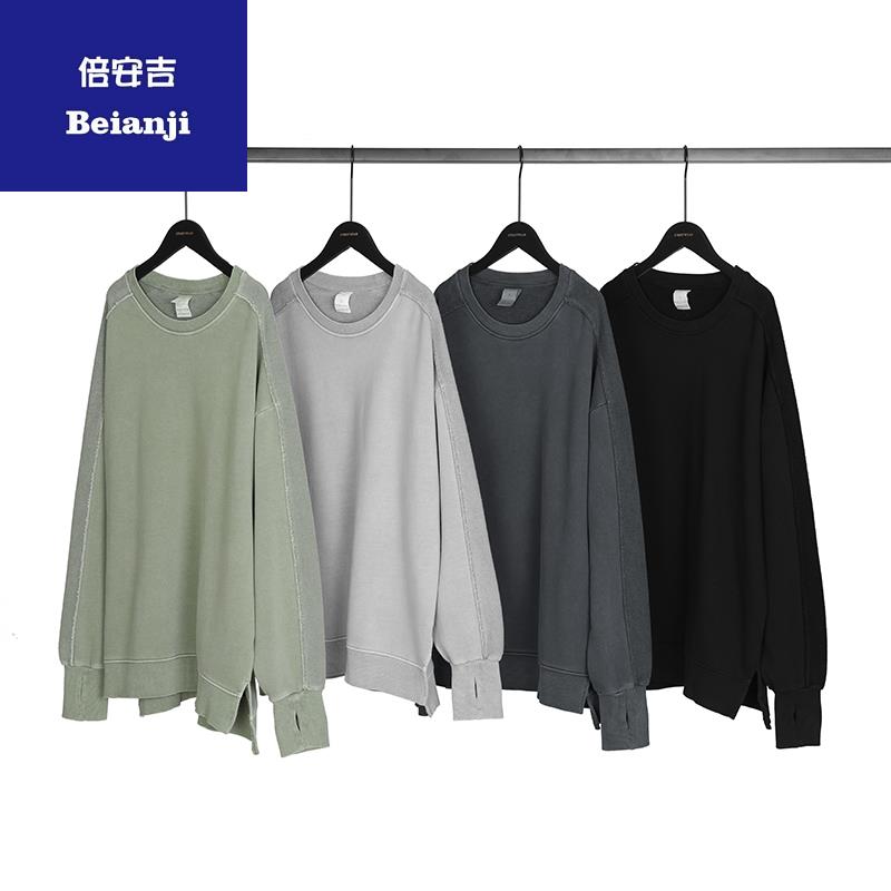 Heavyweighthoodie430gstonewashhoodiebottomsplitthumbsleevehoodies-11