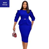 2023newcareerofficeskirttemperamentcommuterEuropeandtheUnitedStateslargesizedress-7