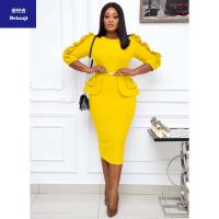 2023newcareerofficeskirttemperamentcommuterEuropeandtheUnitedStateslargesizedress-8