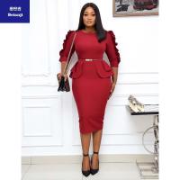 2023newcareerofficeskirttemperamentcommuterEuropeandtheUnitedStateslargesizedress-10