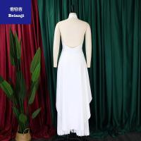 2023summerpersonalityfashionsleevelessirregulartopwidelegpantssuittwo-pieceset-14