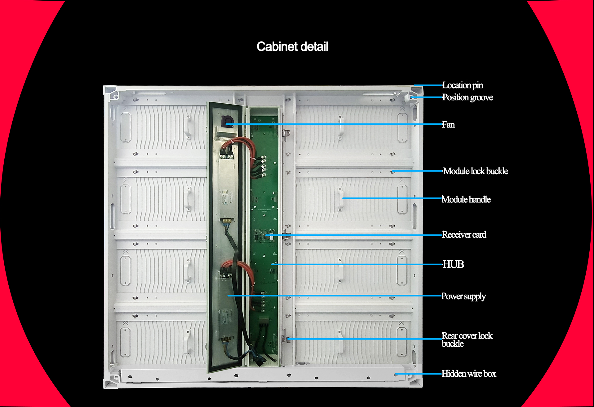 1000x1000mm白色型材箱体-凌锐达1000x1000型材箱白色-英文7