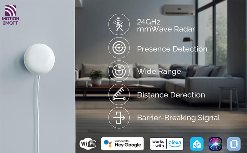 eMotion Pro four-zone distance sensing logic for Home Assistant automation