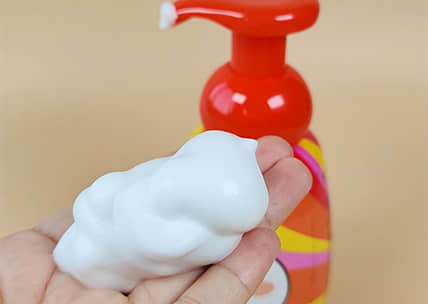 Foam discharge picture