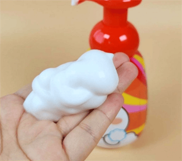 a hand wash containing in 300ml PET foam bottle